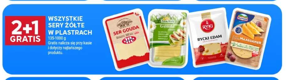 Ser gouda w plastrach Farm Milk +4 warianty