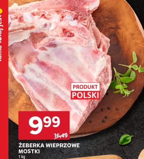 Żeberka wieprzowe mostki