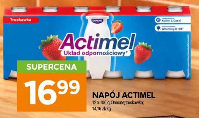 Napój Actimel truskawka 12-pak Danone
