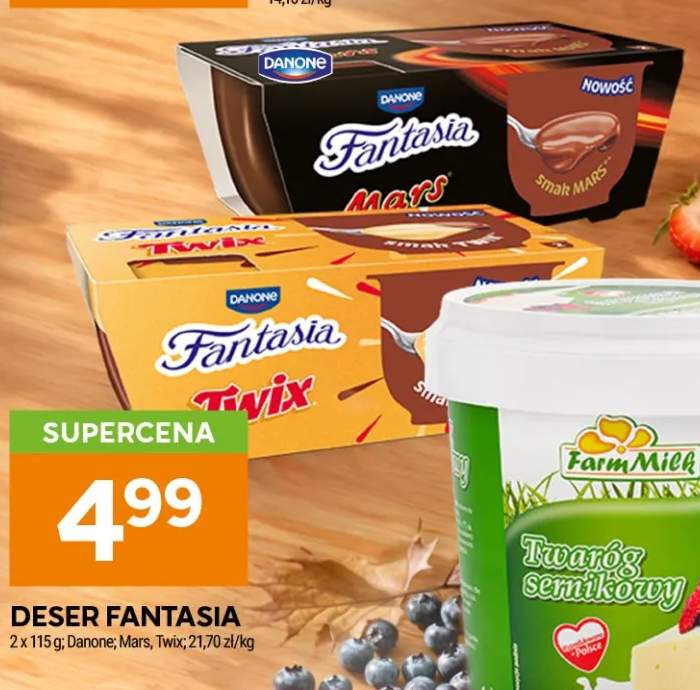Deser Fantasia Twix 2-pak Danone +1 wariant