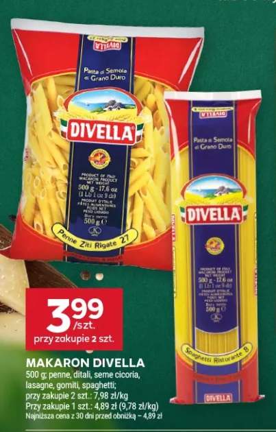 Makaron penne Divella +5 wariantów