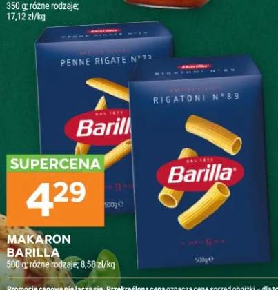 Makaron Rigatoni Barilla +1 wariant