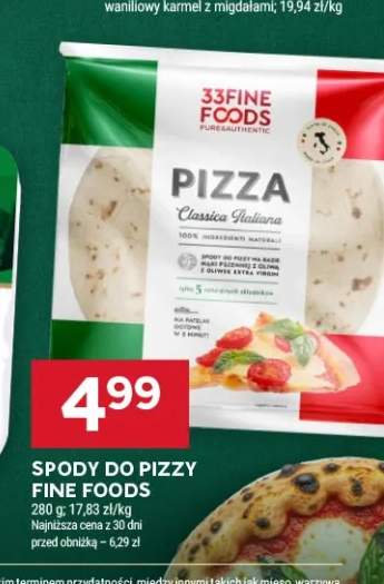 Spody do pizzy Fine Foods