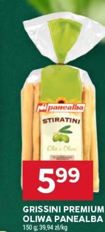 Grissini premium oliwa Panealba