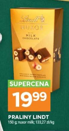 Praliny Lindt Nuxor Milk