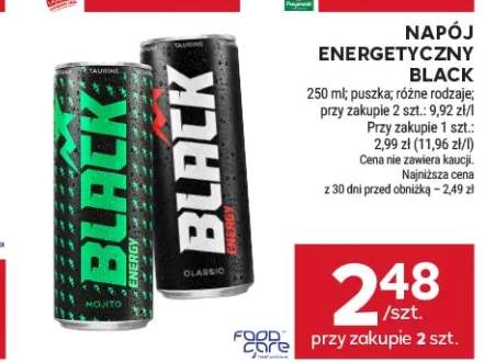 Napój energetyczny Black