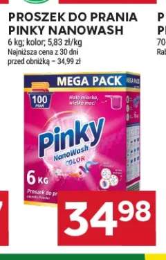 Proszek do prania Pinky Nanowash kolor