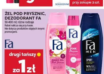 Żel pod prysznic Fa +1 wariant