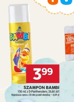 Szampon Bambi z D-Panthenolem