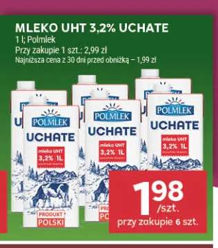 Mleko UHT Uchate Polmlek 3,2%
