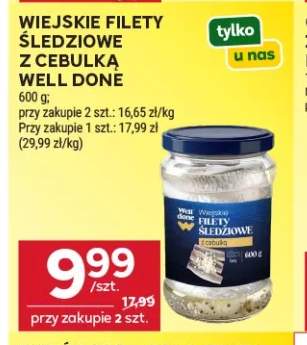 Wiejskie filety śledziowe z cebulką Well Done