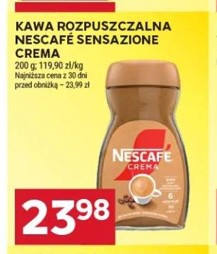 Kawa rozpuszczalna Nescafé Sensazione Crema