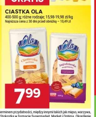 Ciastka Ola Jagodzianka +1 wariant