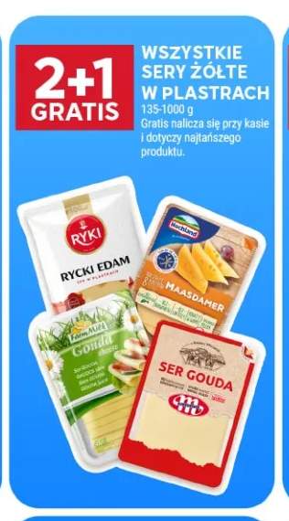 Ser Rycki Edam w plastrach Ryki +4 warianty