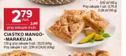 Ciastko mango-marakuja