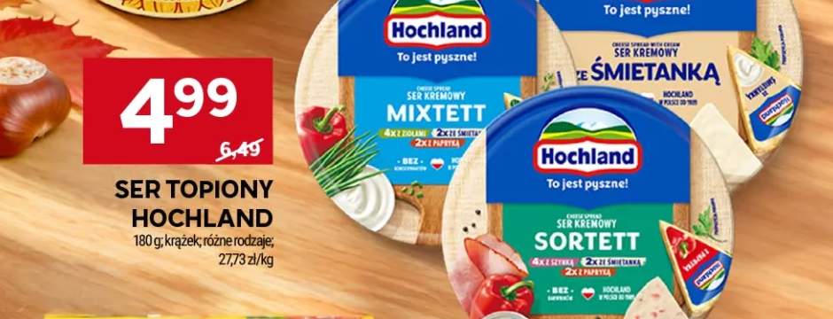 Ser topiony Hochland Mixtett +2 warianty