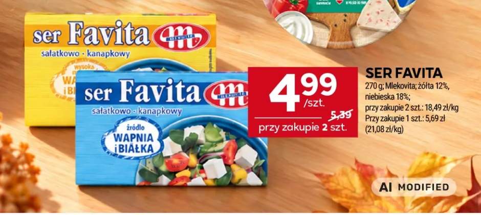 Ser Favita żółta 12% +1 wariant