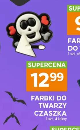 Farbki do twarzy czaszka