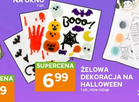 Żelowa dekoracja na Halloween