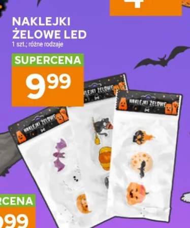 Naklejki żelowe LED