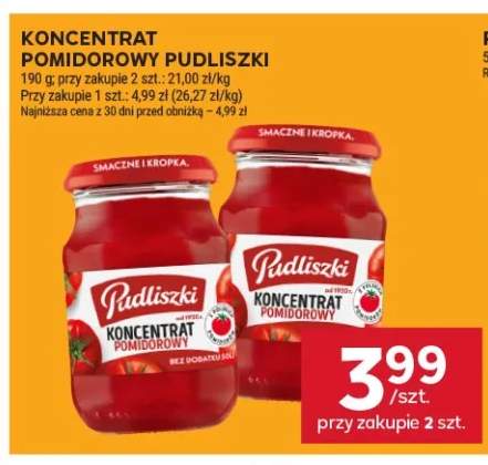 Koncentrat pomidorowy Pudliszki