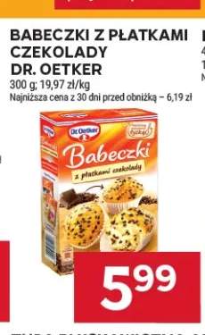 Babeczki z płatkami czekolady Dr. Oetker