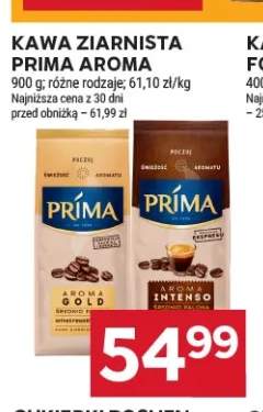 Kawa ziarnista Prima Aroma Gold +1 wariant