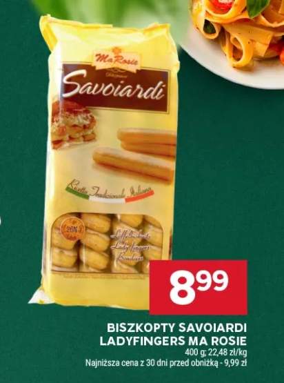Biszkopty Savoiardi Ladyfingers Ma Rosie