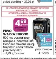 Piwo Warka Strong 4-pak