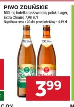 Piwo Zduńskie polski Lager +1 wariant