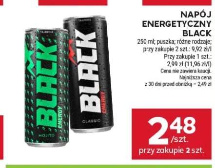Napój energetyczny Black
