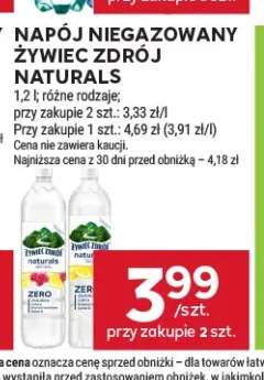 Napój niegazowany Żywiec Zdrój Naturals