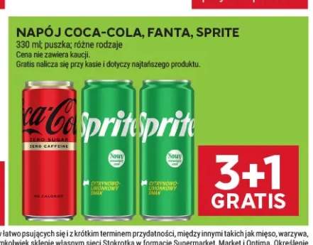 Napój gazowany Coca-Cola +2 warianty