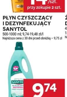 Płyn czyszczący i dezynfekujący Sanytol
