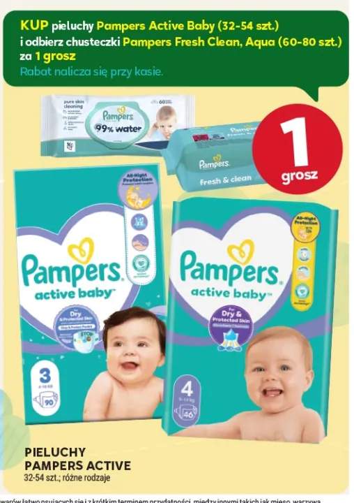 Pieluchy Pampers Active Baby
