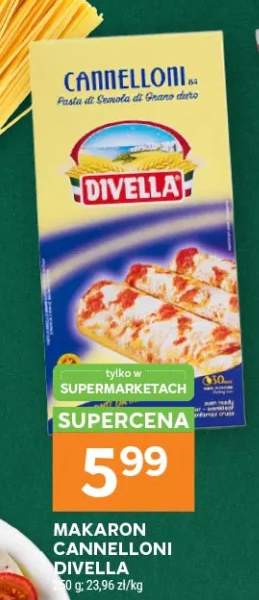 Makaron Cannelloni Divella