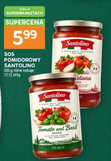 Sos pomidorowy Santolino