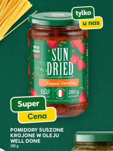 Pomidory suszone krojone w oleju Well Done