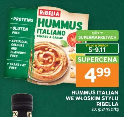 Hummus Italian we włoskim stylu Ribella