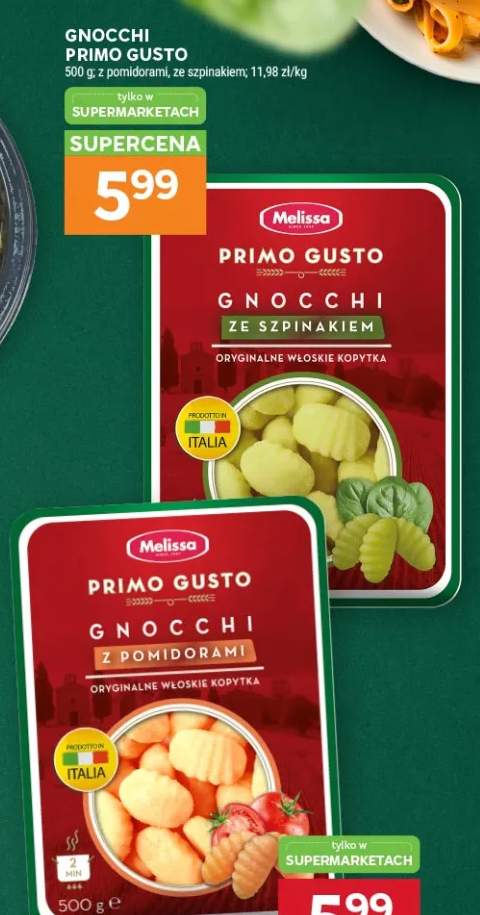 Gnocchi Primo Gusto ze szpinakiem +1 wariant