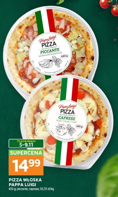 Pizza włoska Caprese Pappa Luigi +1 wariant