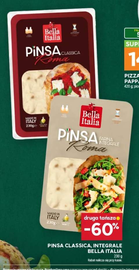 Pinsa Classica Bella Italia +1 wariant