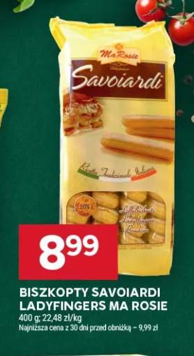 Biszkopty Savoiardi Ladyfingers Ma Rosie