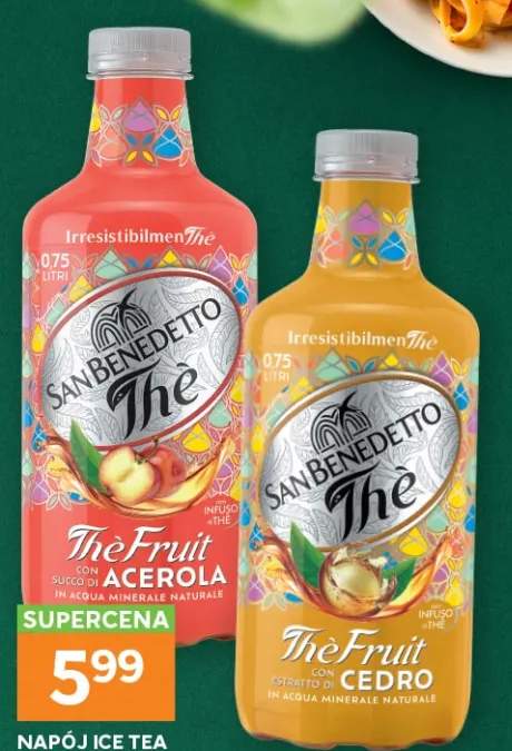 Napój ice tea San Benedetto Cedro +1 wariant