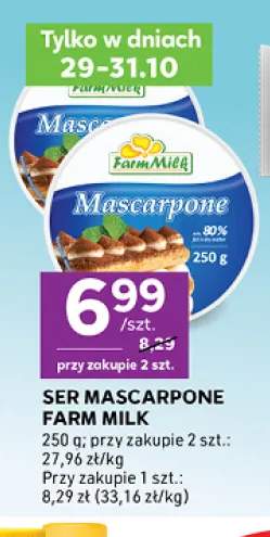 Ser mascarpone Farm Milk